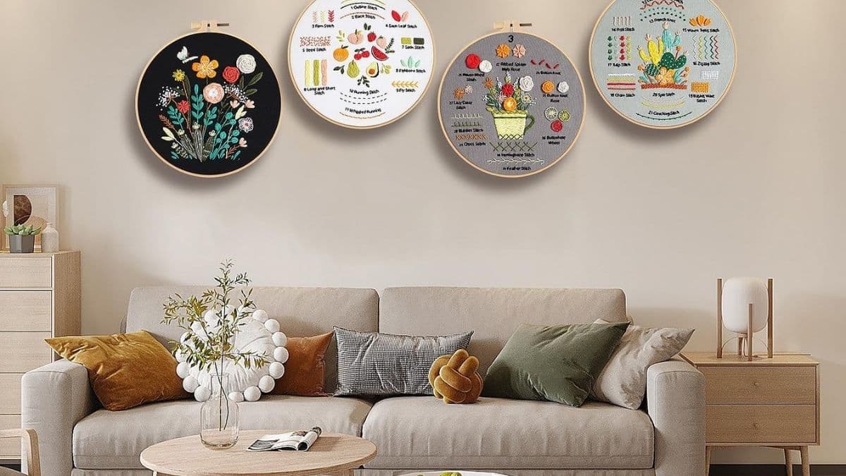 Meyocky Embroidery Kit for Beginners