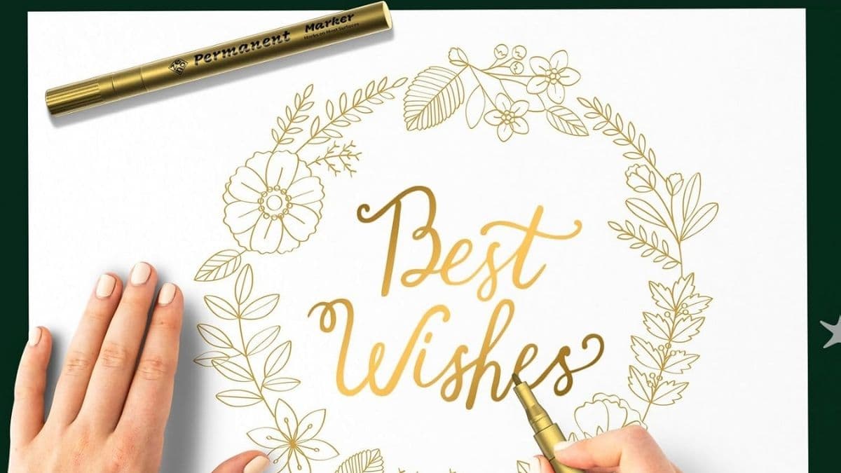 How ZENO 2 Gold Paint Pens Elevate Your Metallic Crafting