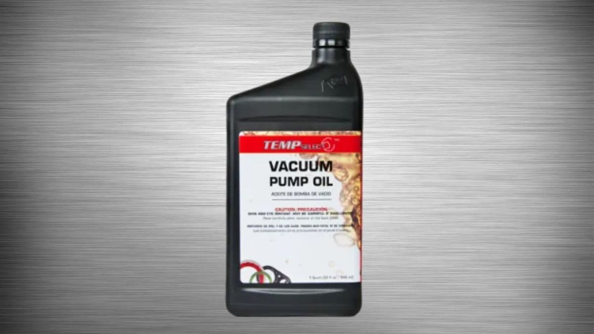 Temp Select Vacuum Pump Oil