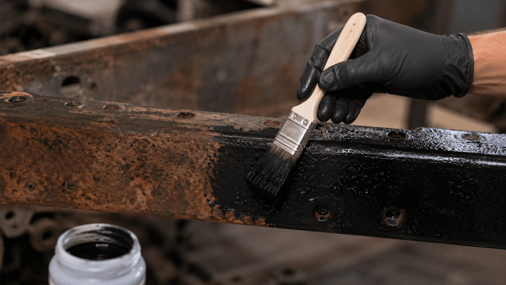 Restoring metal in the workshop